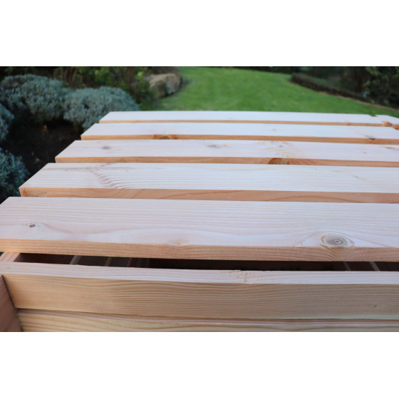 Planches de bois pour couvercle de composteur