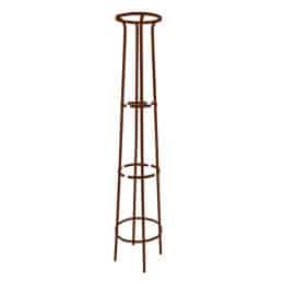 tuteur colonne corset en acier fer vieilli
