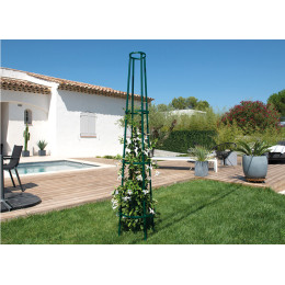 4 rallonges pour tuteur colonne rosier grimpant