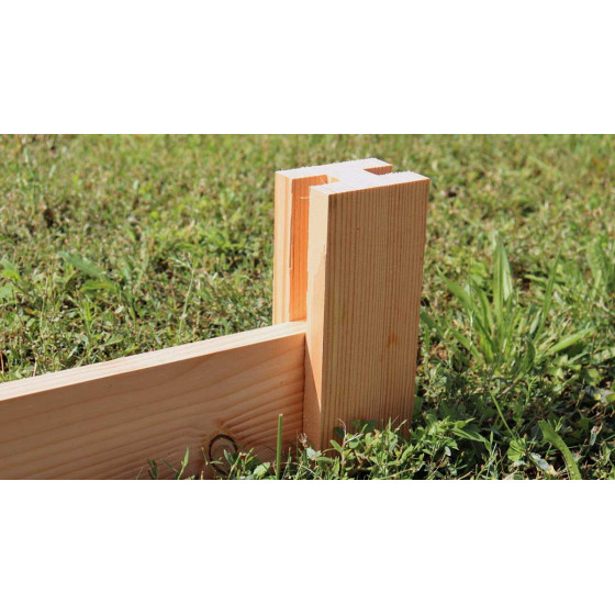 rectangle potager en bois français à assembler