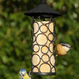 Mangeoire oiseaux pour boules de graisse ou cylindre de graisse