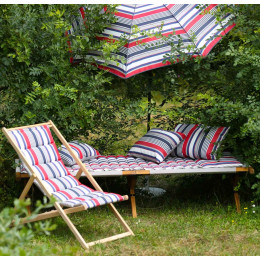 Lot de deux coussins d'extérieur en dralon