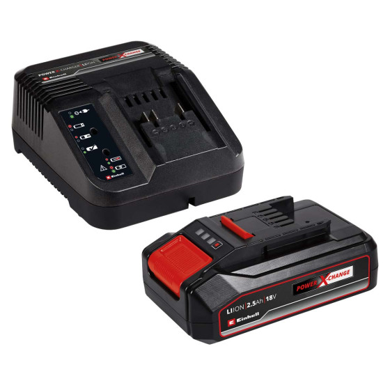 chargeur Einhell 18V avec batterie Einhell 2,5 Ah