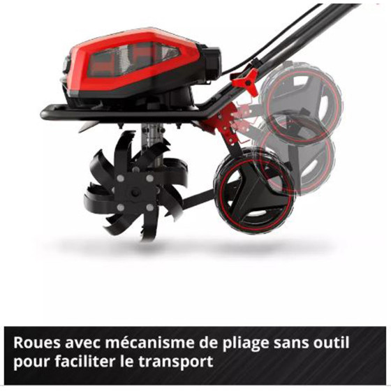 Motobineuse sans fil efficace et pratique