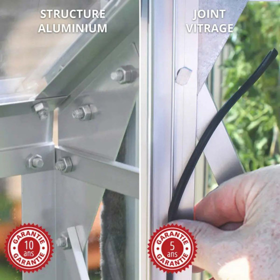 serre de jardin en verre garantie 10 ans