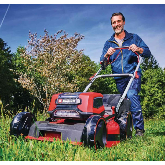 Tondeuse sans fil Einhell 4 batteries