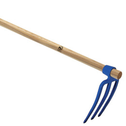 Croc de jardin 3 dents avec manche