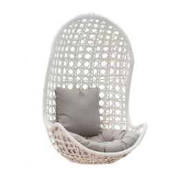 fauteuil oeuf suspendu sur pied