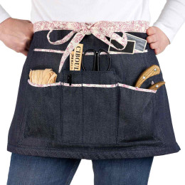 Tablier de jardinage femme rose