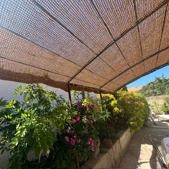 toile d'ombrage coco pergola