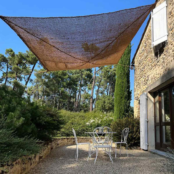 Voile d'ombrage 3 x 3m