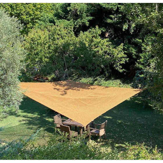 Voile d'ombrage en fibre de coco