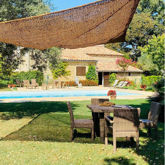 Voile d'ombrage coco