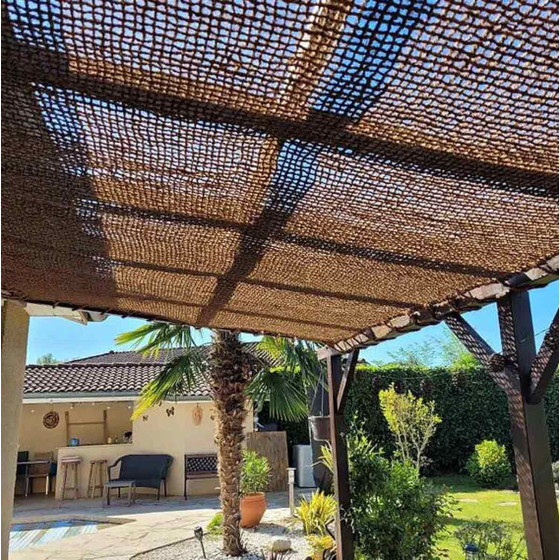 voile d'ombrage en fibre de coco