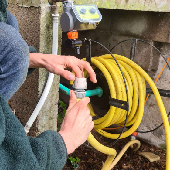 Filtre à eau pour raccord arrosage