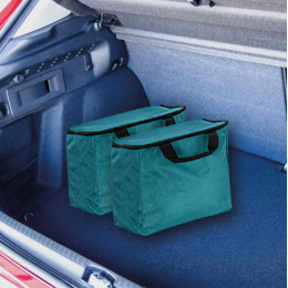 Chariot de course isotherme 2 sacs amovibles