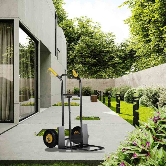 Chariot diable de transport avec système rollax