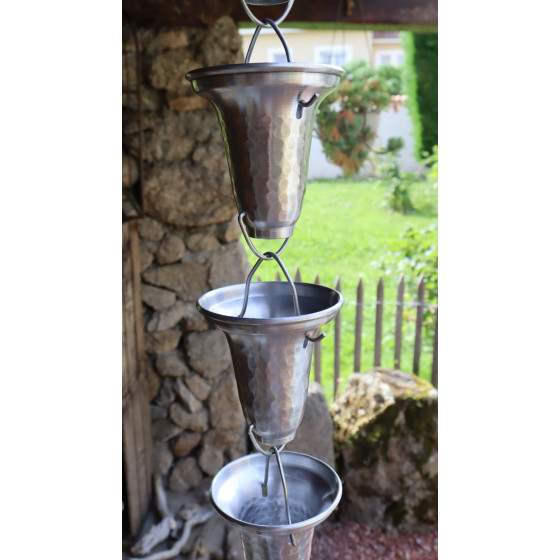 Chaine de pluie japonaise en aluminium Chaine de pluie japonaise en aluminium