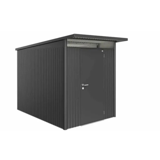 abri de jardin en métal AvantGarde 4,33 m² gris fonce metallique