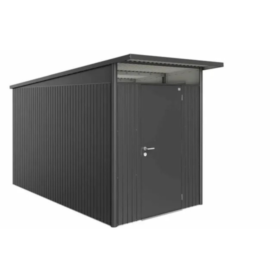 Abri de jardin metal AvantGarde 5,71 m² gris fonce metallique