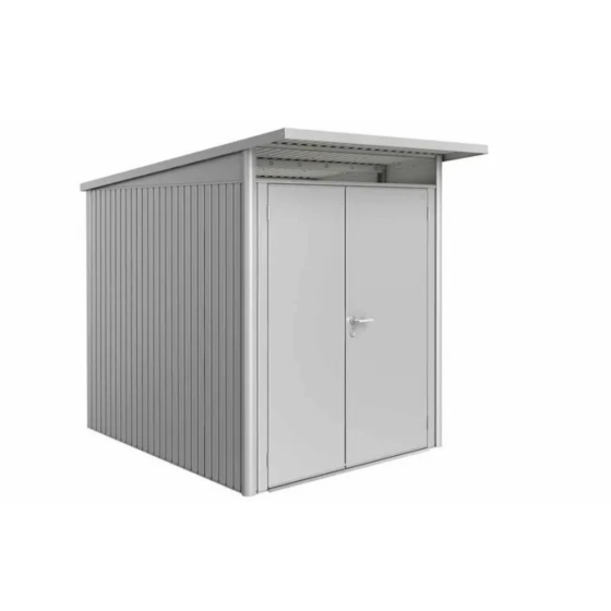 abri de jardin Biohort AvantGarde A2 3,65 m² argent metallique