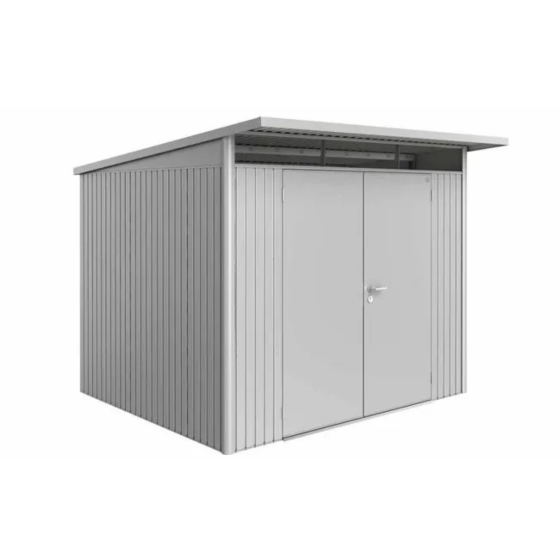 abri de jardin Biohort AvantGarde A6 5,34 m² argent metallique