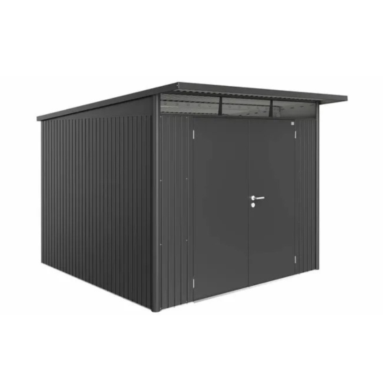 abri de jardin Biohort AvantGarde A6 5,34 m² gris fonce metallique