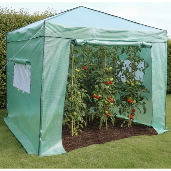 Serre pour tomates pliable