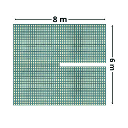 filet de recolte forme pantalon