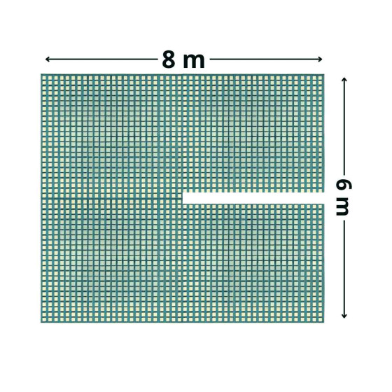 filet de récolte pantalon 6 x 8 m