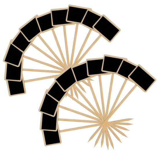 etiquette de jardin en bois a planter (les 20)