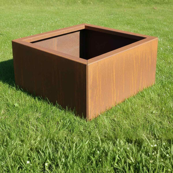 bac a plantes en acier corten haut de gamme