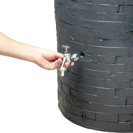 robinet pour recuperateur d'eau de pluie chrome
