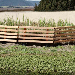 petite clôture en bois pour jardin