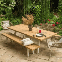 banc de jardin en teck