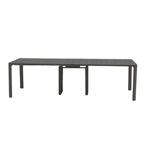 table de jardin extensible aluminium gris anthracite ROKO