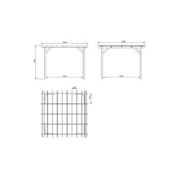 pergola autoportante en bois
