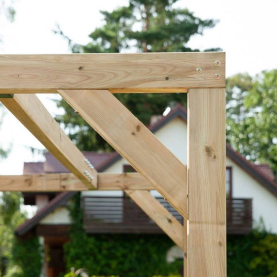pergola autoportee en bois