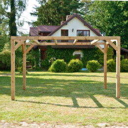 pergola en bois moderne