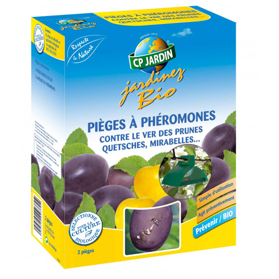 Piège à phéromone contre le ver des prunes (les 2)