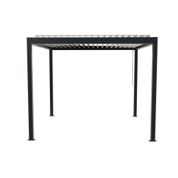 pergola autoportee bioclimatique gris anthracite