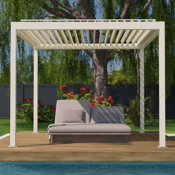 pergola aluminium bioclimatique à lames orientables