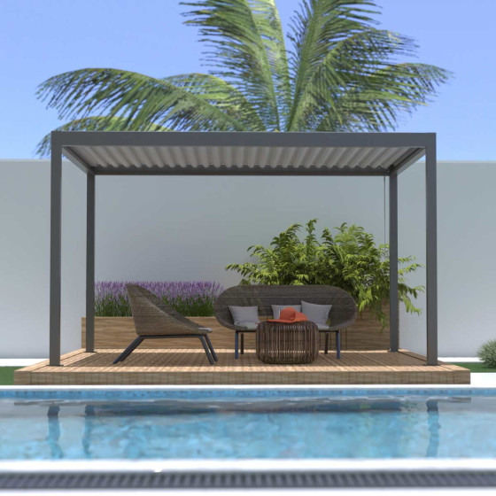 pergola bioclimatique aluminium