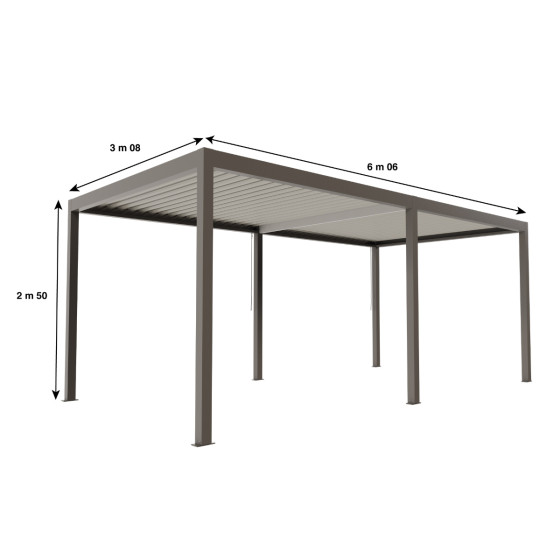 pergola aluminium bioclimatique
