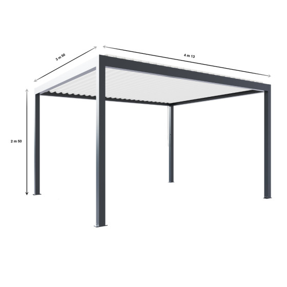 pergola autoportée bioclimatique