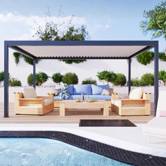 pergola autoportée bioclimatique