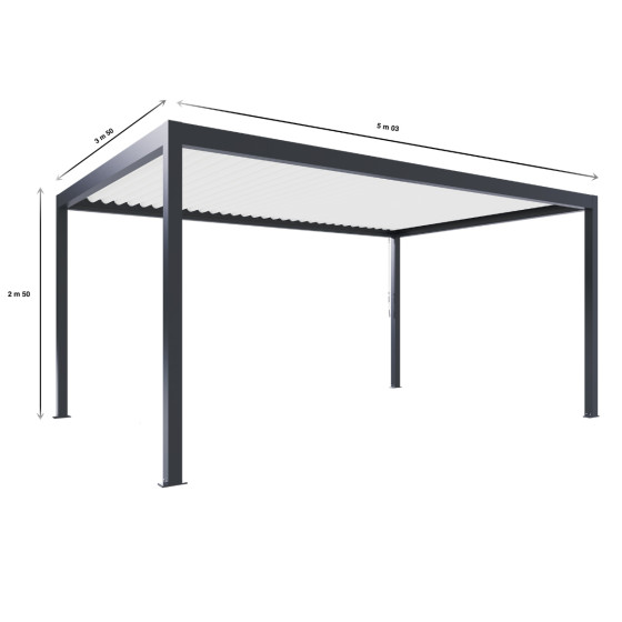 pergola aluminium bioclimatique