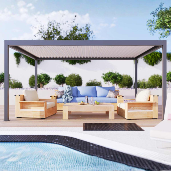 pergola bioclimatique autoportante
