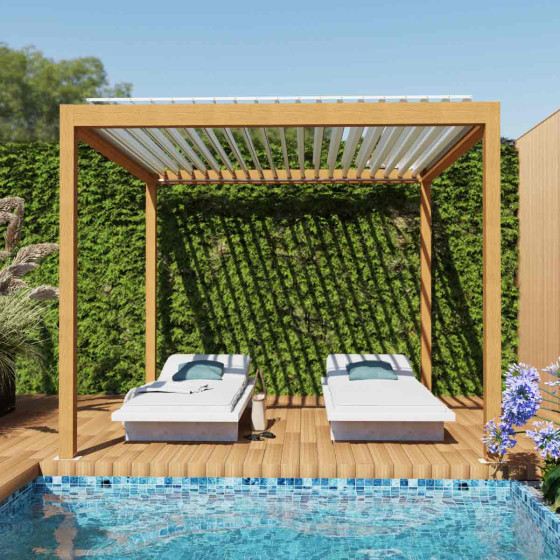 pergola aluminium bioclimatique fabrication française