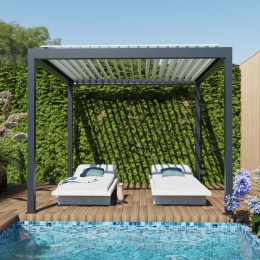 pergola bioclimatique aluminium pour terrasse